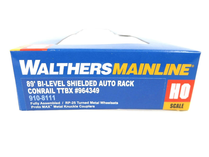 Walthers 910-8111 HO Scale 89' Bi-Level Shielded Auto Rack Conrail TTBX #964349 image 3