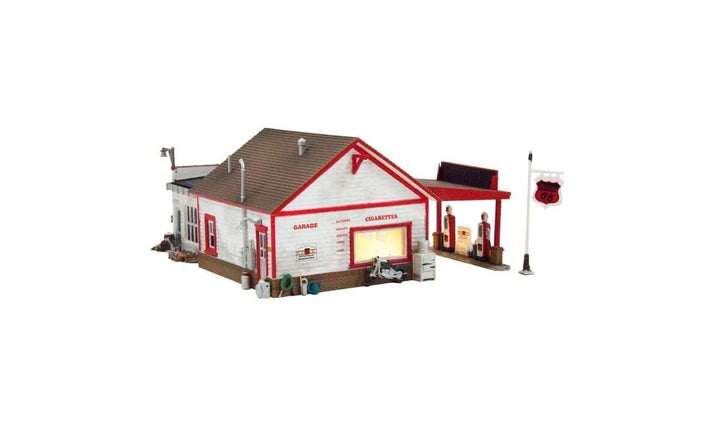 Woodland Scenics BR5025 Built and Ready HO Scale Fill'er Up &amp; Fix'er Building image 3