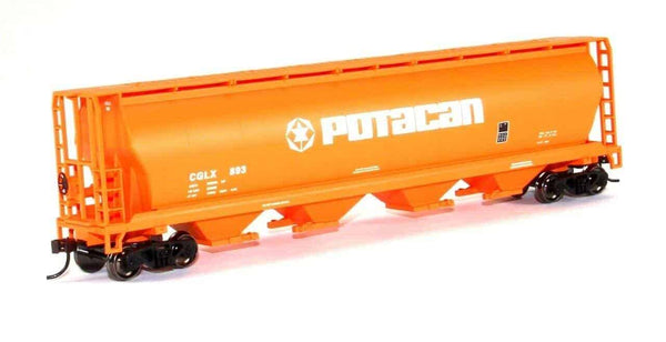 Bachmann #19139 HO Scale Cylindrical 4-Bay Grain Hopper Potacan #893 NIB image 0