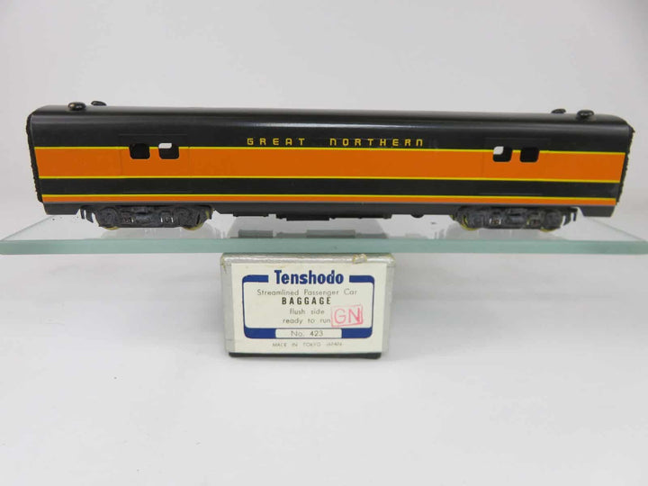 Tenshodo 423 Brass HO Scale GN Great Northern Empire Builder Baggage Car Painted image 1