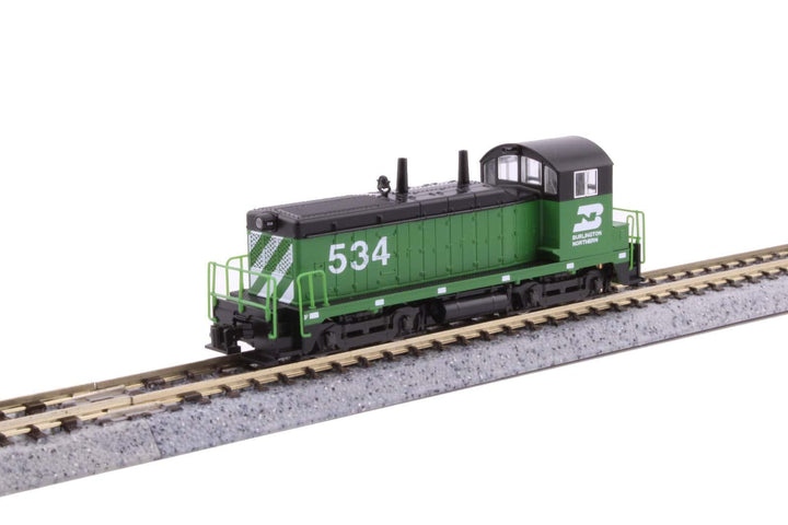 Kato 176-4377 N Scale Burlington Northern EMD NW2 Switcher Diesel Locomotive image 0