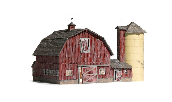 Woodland Scenics BR4932 Built and Ready N Scale Old Weathered Barn Building NIB image 3
