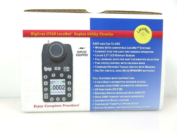 Digitrax UT6D Utility Radio Throttle LocoNet NIB