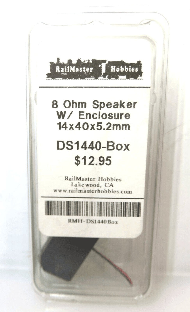 Railmaster Hobbies DS1440-Box 14x40x5.2mm Speaker with Enclosure 8 Ohm image 1
