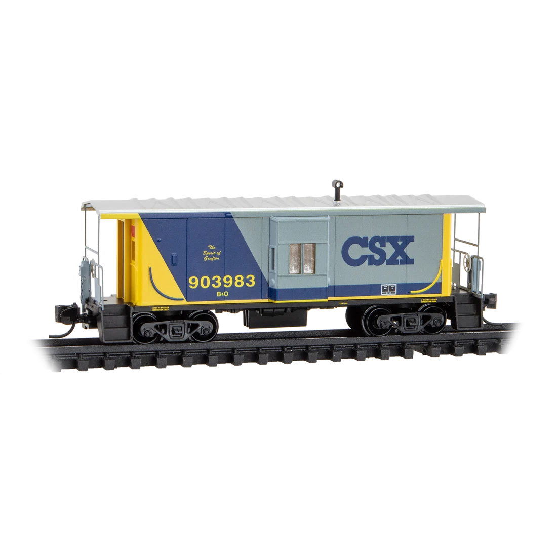 Micro Trains 13000310 N Scale CSX Transportaion 31' Bay Window Caboose ...