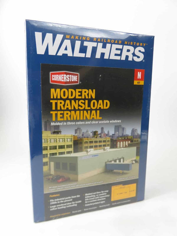 Walthers Cornerstone 933-3856 N Scale Modern Transload Terminal Kit NIB image 0