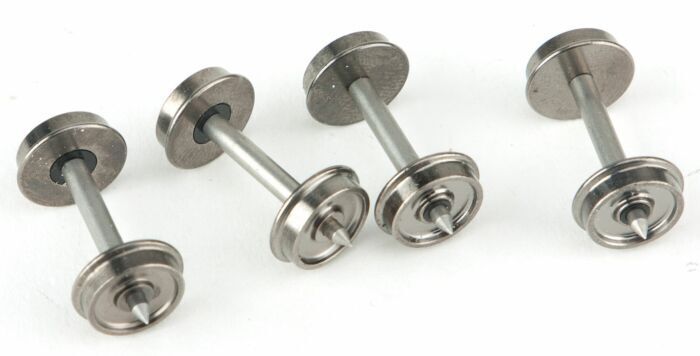 Walthers 920-2304 HO Scale 33" Turned Metal RP-25 Wheelsets W/Metal Axles 100pk image 1