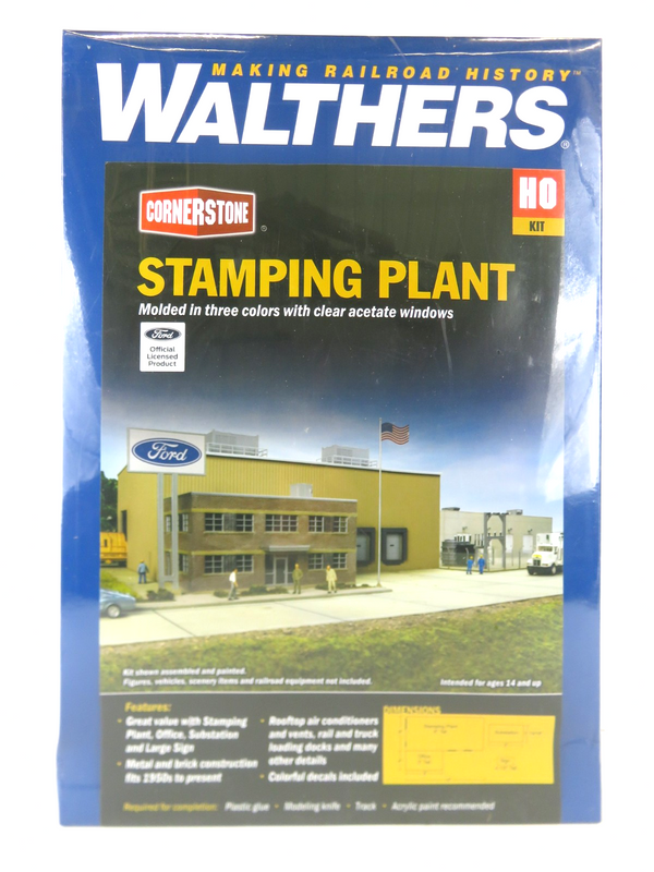 Walthers Cornerstone 933-4140 HO Scale Ford Stamping Plant -- Kit NIB