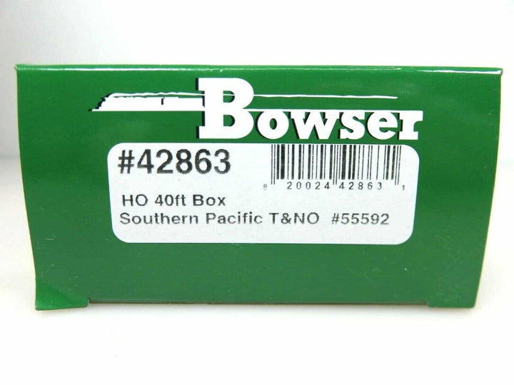 Bowser HO Scale 42863 40' Box Car, Southern Pacific (T&amp;NO) #55592 NIB image 2