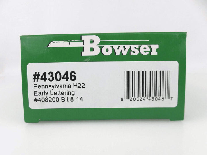 Bowser 43046 HO Scale H22 4-Bay Hopper PRR Pennsylvania Early Lettering #408200 image 2