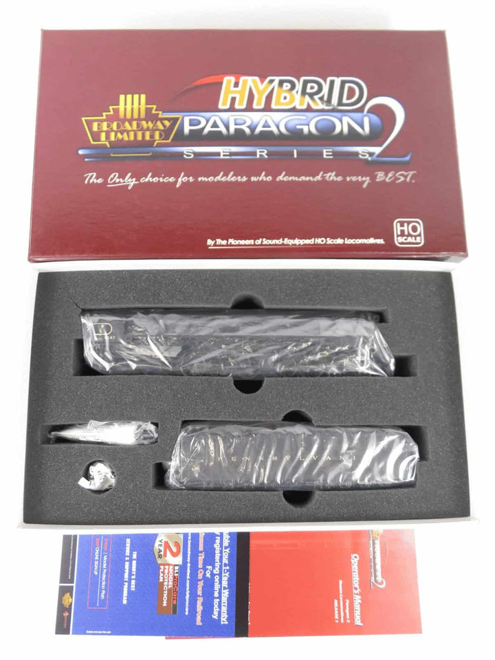 Broadway Limited 2066 Brass Hybrid HO PRR 4-4-6-4 Q2 Duplex DCC/Sound/Smoke/NOS image 2