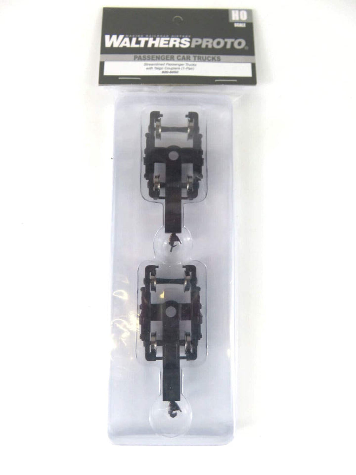 Walthers 920-6050 HO Streamlined Passenger Trucks W/Talgo Couplers Metal Wheels image 1