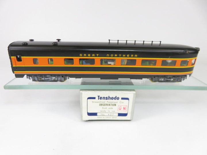 Tenshodo 427 Brass HO GN Great Northern Empire Builder Observation Passenger Car image 1