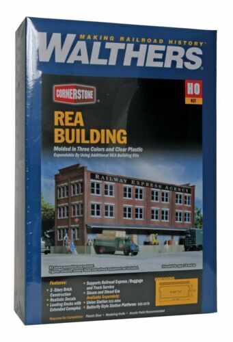 Walthers #933-3095 HO Scale Railway Express Agency Transfer Building Kit NIB image 0