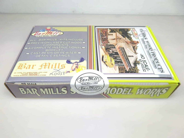 Bar Mills Scale Model Works #332 HO Scale Clark's Wood Products Kit NIB image 2