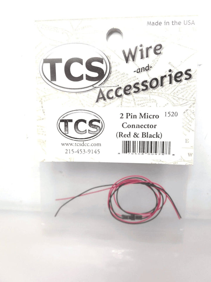 Train Control Systems TCS #1520 2-Pin Micro Connector image 2