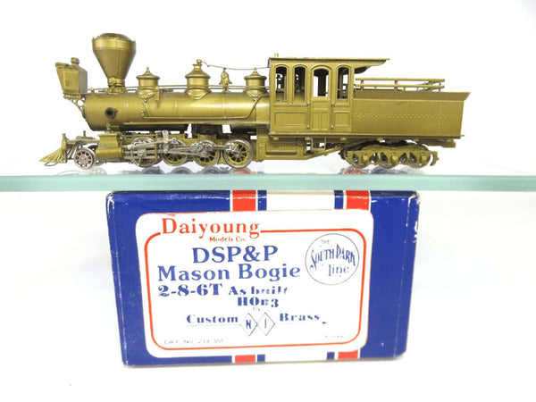 NJ Custom Brass ST213-3M HOn3 DSP&amp;P Mason Bogie 2-8-6T Steam Locomotive image 0