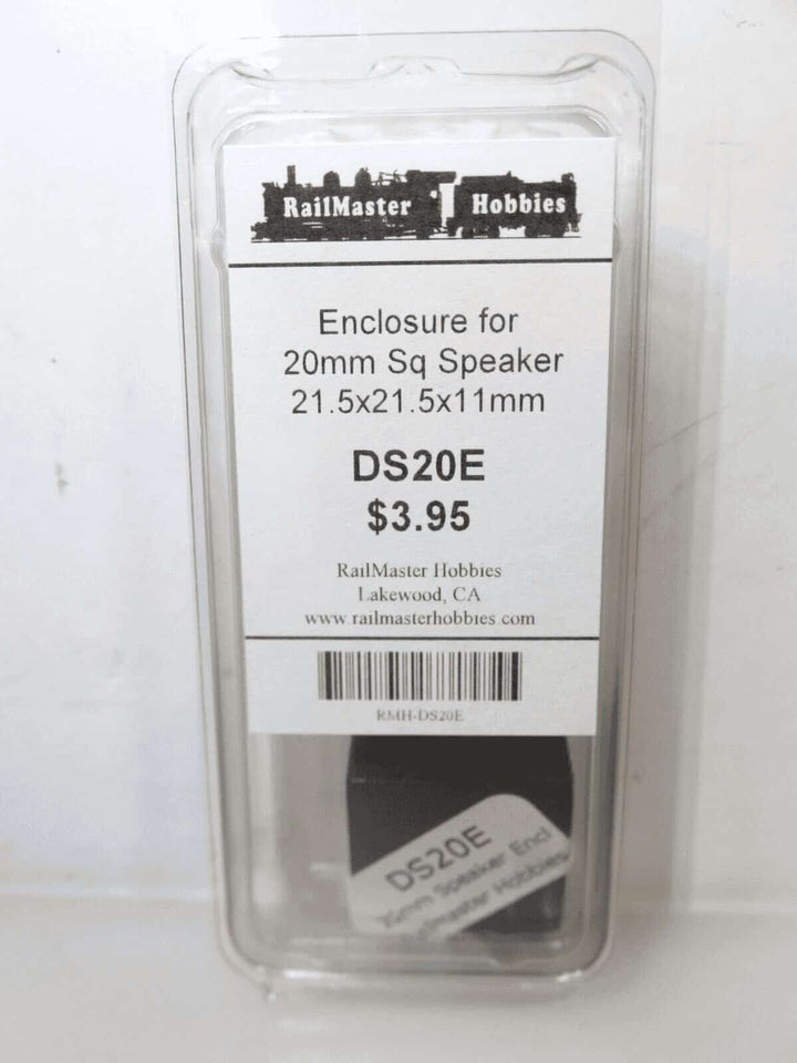 Railmaster Hobbies DS20E 20mm Square Speaker Enclosure 21.5 x 21.5 x 11mm image 1