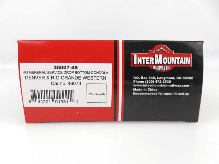 Intermountain 35007-49 HO General Service Drop Bottom Gondola Rio Grande D&amp;RGW image 3