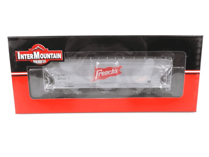 Intermountain 47085-08 HO Scale ACF 4650 3 Bay Hopper French's #47104 NIB image 1
