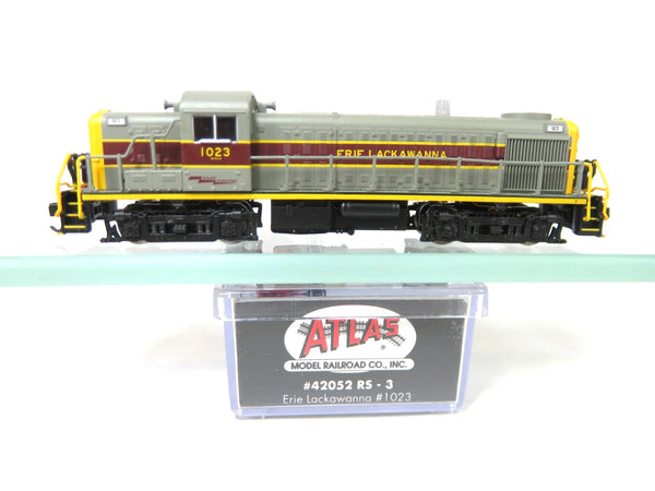 Atlas Master 42052 N Scale EL Erie Lackawanna Alco RS-3 Diesel Locomotive #1023