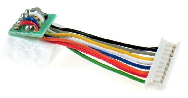 Digitrax HO DHWHPS 9-Pin to DCC Medium Plug Short Harness 1 inch image 0