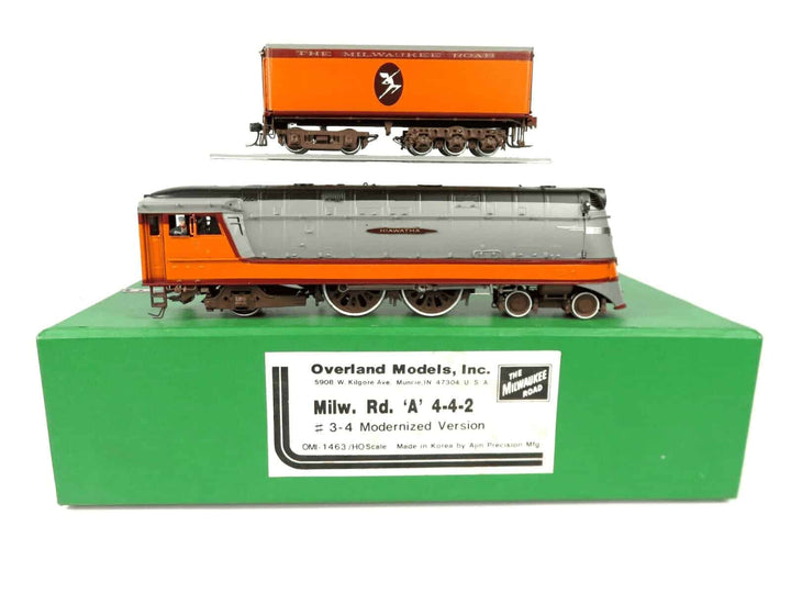 Overland Models OMI-1463 Brass HO Milwaukee Road 'A' 4-4-2 Locomotive Pro-Paint image 1