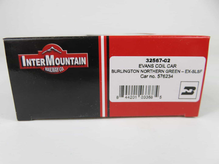 Intermountain 32567-02 HO Scale Evans Coil Car Burlington Northern Ex-SLSF NIB image 2
