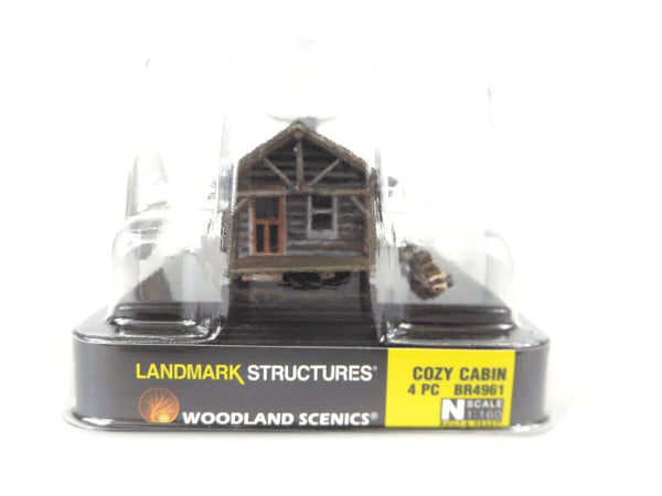 Woodland Scenics BR4961 N Scale Built-&amp;-Ready Landmark Structure Cozy Cabin NIB image 0