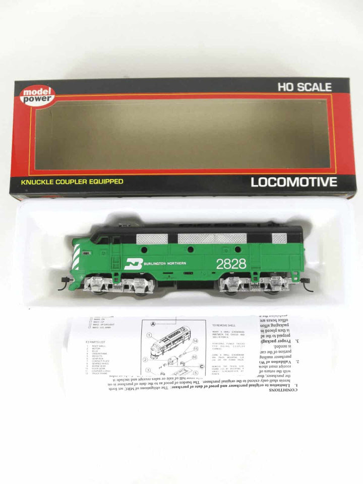 Model Power 96805 HO Scale BN Burlington Northern EMD F2-A Diesel Locomotive #2 image 2