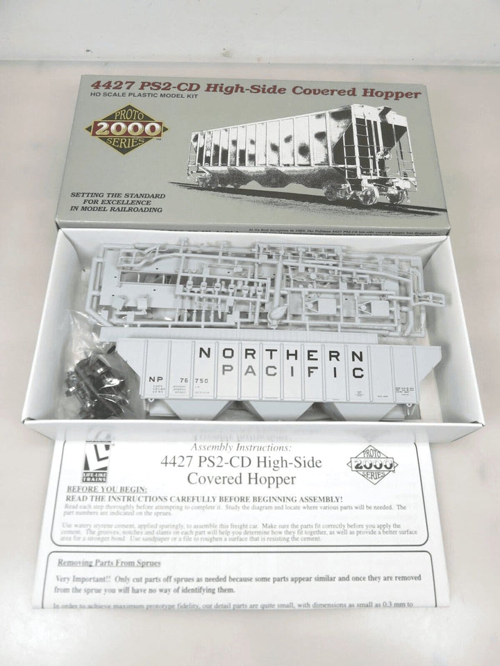 Proto 2000 HO Scale 4427 PS2-CD High Side Covered Hopper NP Northern Pacific Kit image 1