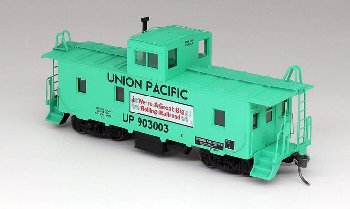 Intermountain CCS1073-01 HO Scale Union Pacific Caboose With Slogan MOW Green image 1