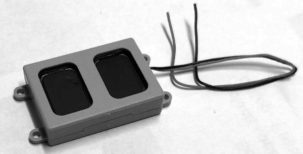 Bowser Part 691-1294 Low Height Sugar Cube Speakers in Enclosure Wire and Plug image 0