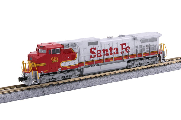 Kato 176-3516 N Scale BNSF Warbonnet GE C44-9W "Dash-9" Diesel Locomotive 667