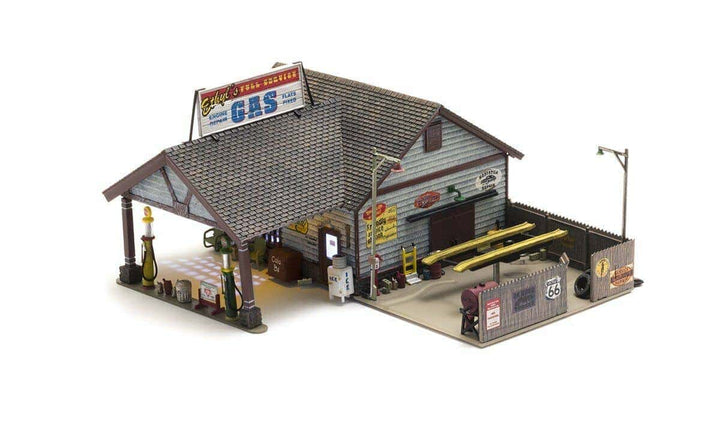 Woodland Scenics HO Scale BR5048 Built and Ready Ethyl's Gas and Service NIB image 1