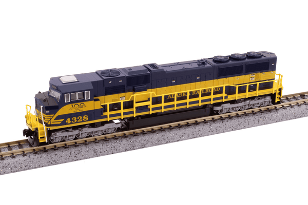Kato 176-6412 N Scale Alaska Railroad EMD SD70MAC Locomotive #4328 100 Years image 0