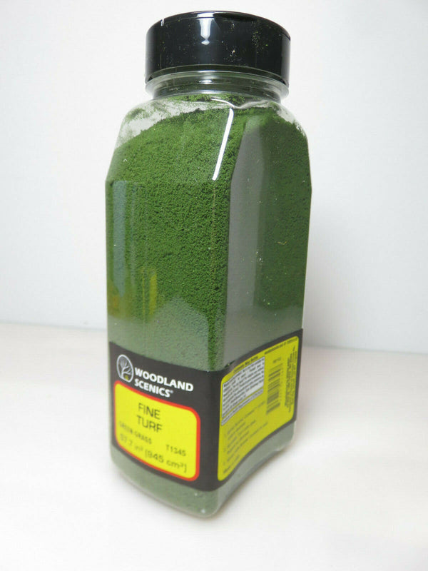 Woodland Scenics T1345 Fine Turf Shaker, Green Grass