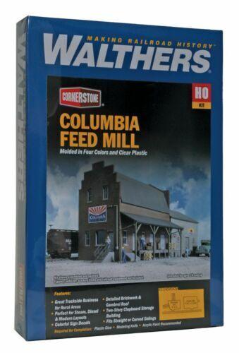Walthers Cornerstone #933-3090 HO Scale Columbia Feed Mill Kit NIB image 0