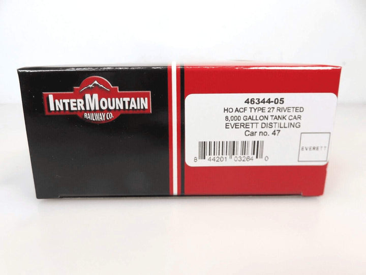 Intermountain 46344-05 HO ACF Type 27 8,000 Gallon Tank Car Everett Distilling image 2