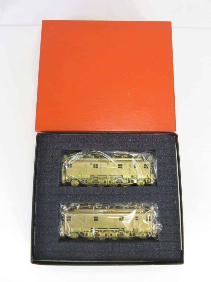 Nickel Plate Products Brass HO Great Northern Z-1 Boxcab Electric Locomotive Set image 2