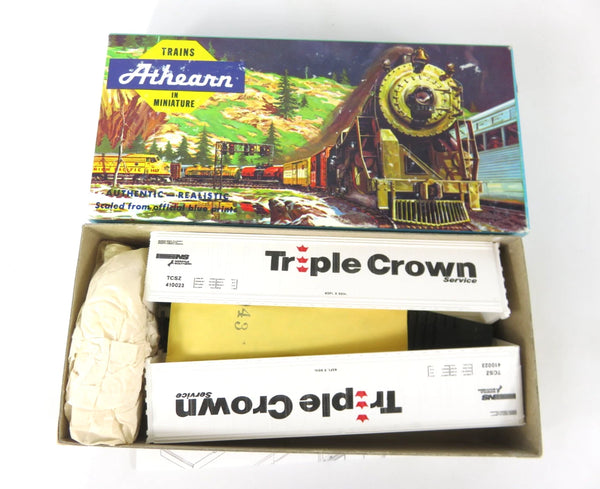 Athearn 5604 HO Scale 45' Piggy Back Trailers Norfolk Southern 2-Pack Kit NOS