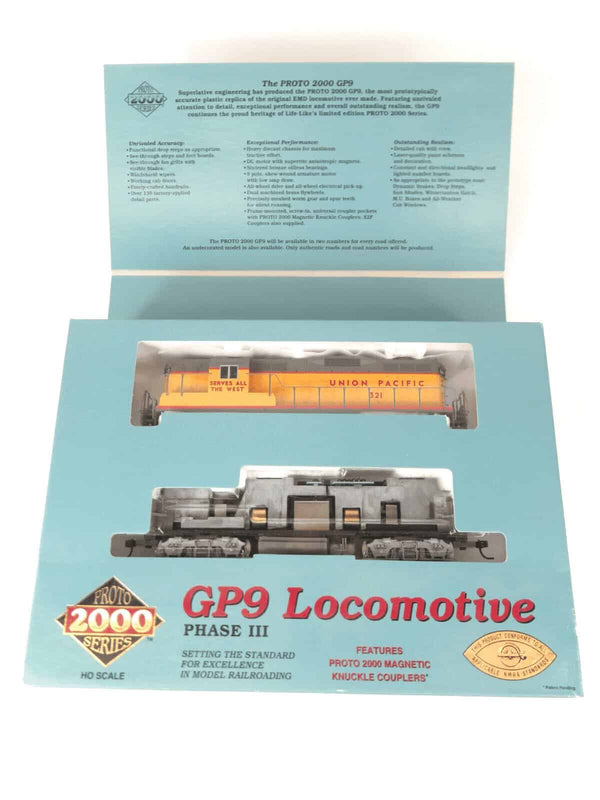 Proto 2000 21600 HO EMD GP9 UP Union Pacific Railroad Diesel Locomotive NOS image 0