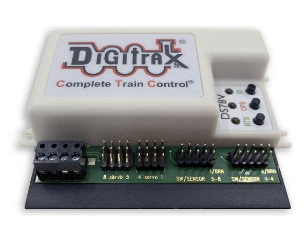 Digitrax DS78V 8 Servo LocoNet Stationary Accessory decoder for turnout control