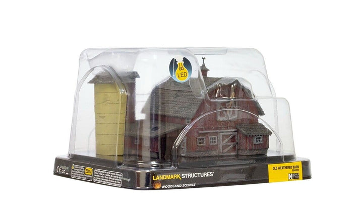 Woodland Scenics BR4932 Built and Ready N Scale Old Weathered Barn Building NIB image 2