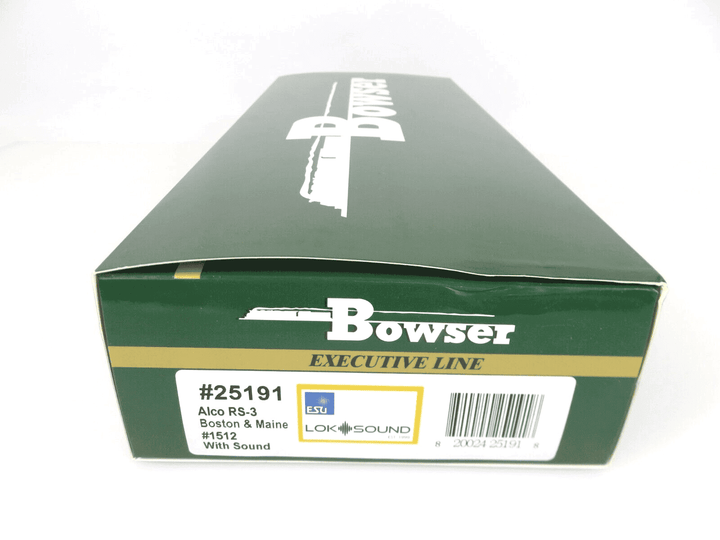 Bowser 25191 HO Scale B&amp;M Boston &amp; Maine Alco RS-3 Diesel Locomotive DCC/Sound image 3