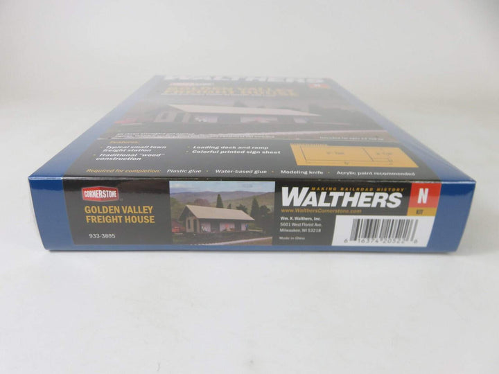 Walthers Cornerstone 933-3895 N Scale Golden Valley Freight House Kit NIB image 4