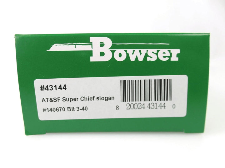 Bowser #43144 HO Scale 40' Boxcar ATSF Santa Fe Super Chief Slogan Road #140670 image 2