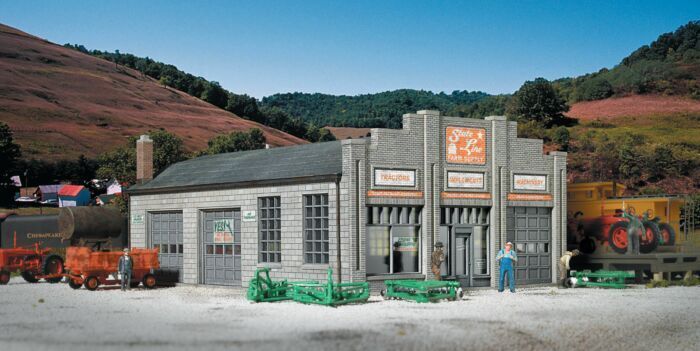 Walthers Cornerstone 933-2912 HO Scale State Line Farm Supply Kit NIB image 1