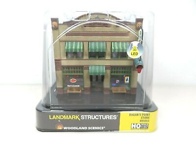 Woodland Scenics BR5053 Dugan's Paint Store Built and Ready HO Scale NIB image 1