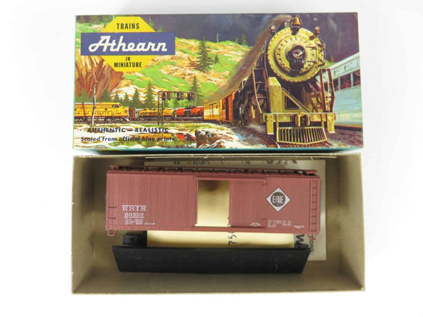 Athearn Blue Box #5232 40' Wood Boxcar Erie #60592 Unassembled Kit NOS image 0